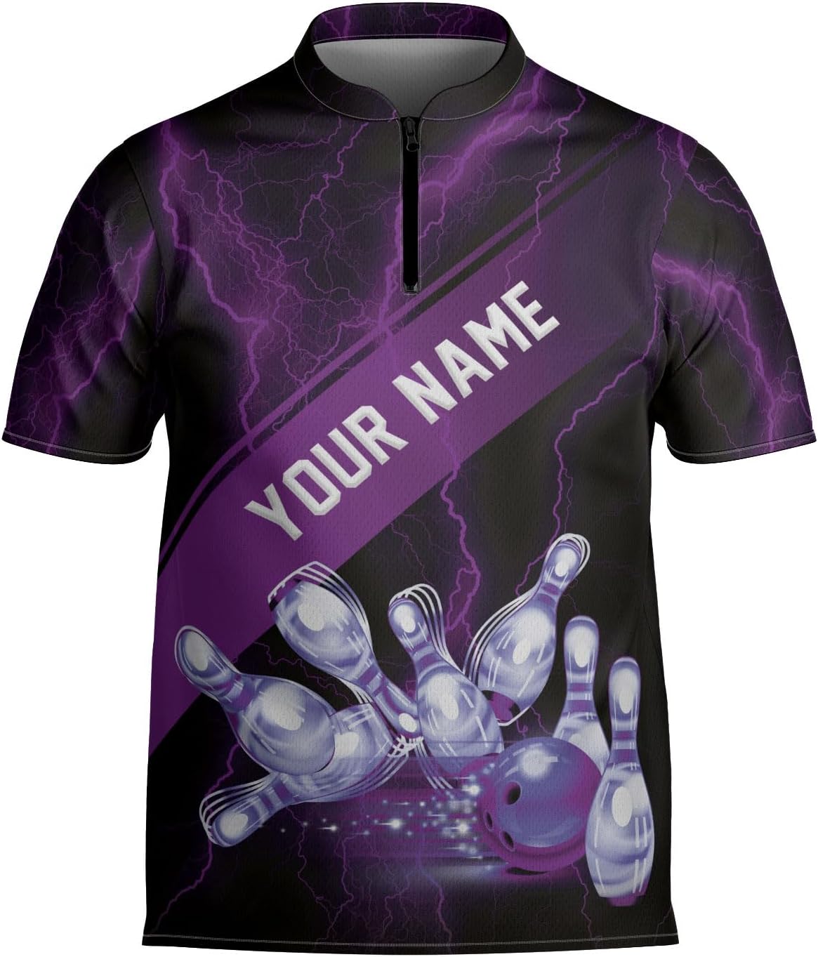 mostprints Personalized Bowling Jersey Gift 3D Custom Bowling Shirts for Team Name Bowl Bowler Shirt Unisex Cool Men Women