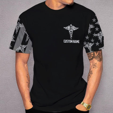 Vybonz Personalized Name Nurse Shirt, Nurse Gifts, Nurse Graduation Gifts, Funny Nurse T-Shirt Gift, Nursing Emergency Shirts