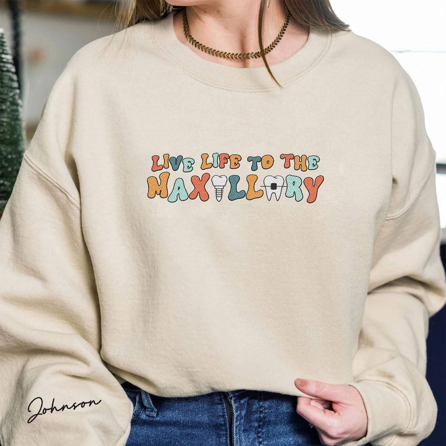 Custom Dental Sweatshirt, Dental Sweatshirts for Women, Dental Hygienist Assistant Sweatshirt, Dental Student Shirts Hoodies