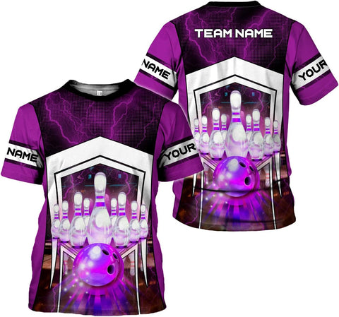 mostprints Personalized Name Bowling Shirts for Men & Women, Bowling Shirts for Team Bowling, Bowling Shirts Gift Unisex
