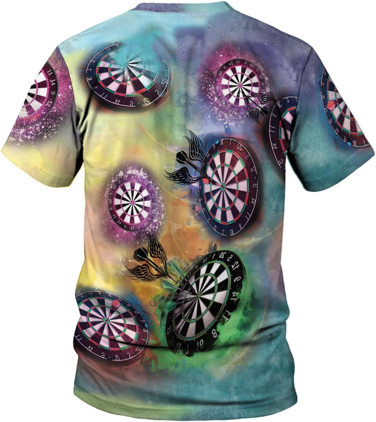 Personalized Name Dart Shirts 3D, Custom Mens Dart Shirts, Dart Shirts for Teams, Funny Dart T-Shirts for Men and Women