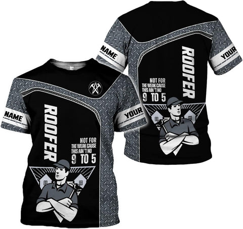 Personalized Roofer Tshirt, Roofing Shirt Men, Gift for Roofer 3D All Over Printed Tshirt, Gift for Father's Day and Birthday