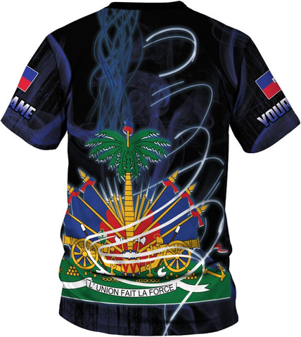 Ligthuy Personalized Haiti Shirt 3D, Haitians Flag Pride Shirt, Haiti Shirts for Men & Women, Haitian Pride Tshirt S-5XL