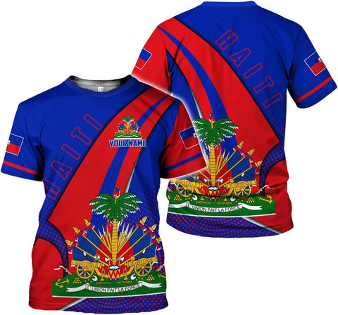 Mostprints Personalized Haiti Shirt 3D, Haitians Flag Pride Shirt, Haiti Shirts for Men & Women, Haitian Pride Tshirt 1