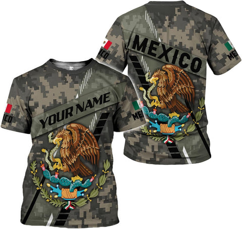 Mostefy Personalized Name Mexican Shirts for Men 3D, Customized Mexico Shirts for Men, Mexico Shirts for Women Mexico Shirt