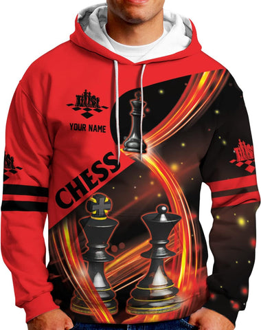 Personalized Name Chess 3D Full Color Shirt, Custom Name Chess 3D Shirt for Men, Women, Chess Lover, USA Chess Shirt