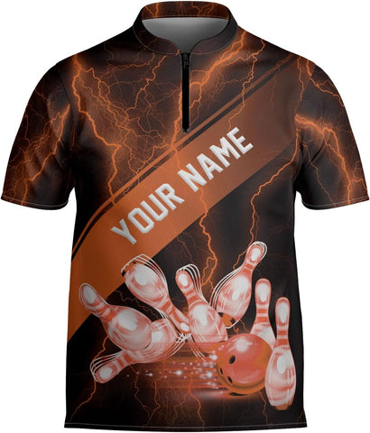 mostprints Personalized Bowling Jersey Gift 3D Custom Bowling Shirts for Team Name Bowl Bowler Shirt Unisex Cool Men Women
