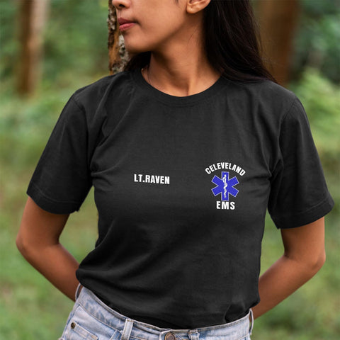 Customized EMS EMT Student Paramedic T Shirt Custom Dept Tshirt Gifts Medical Emergency Room Christmas Shirts Apparel