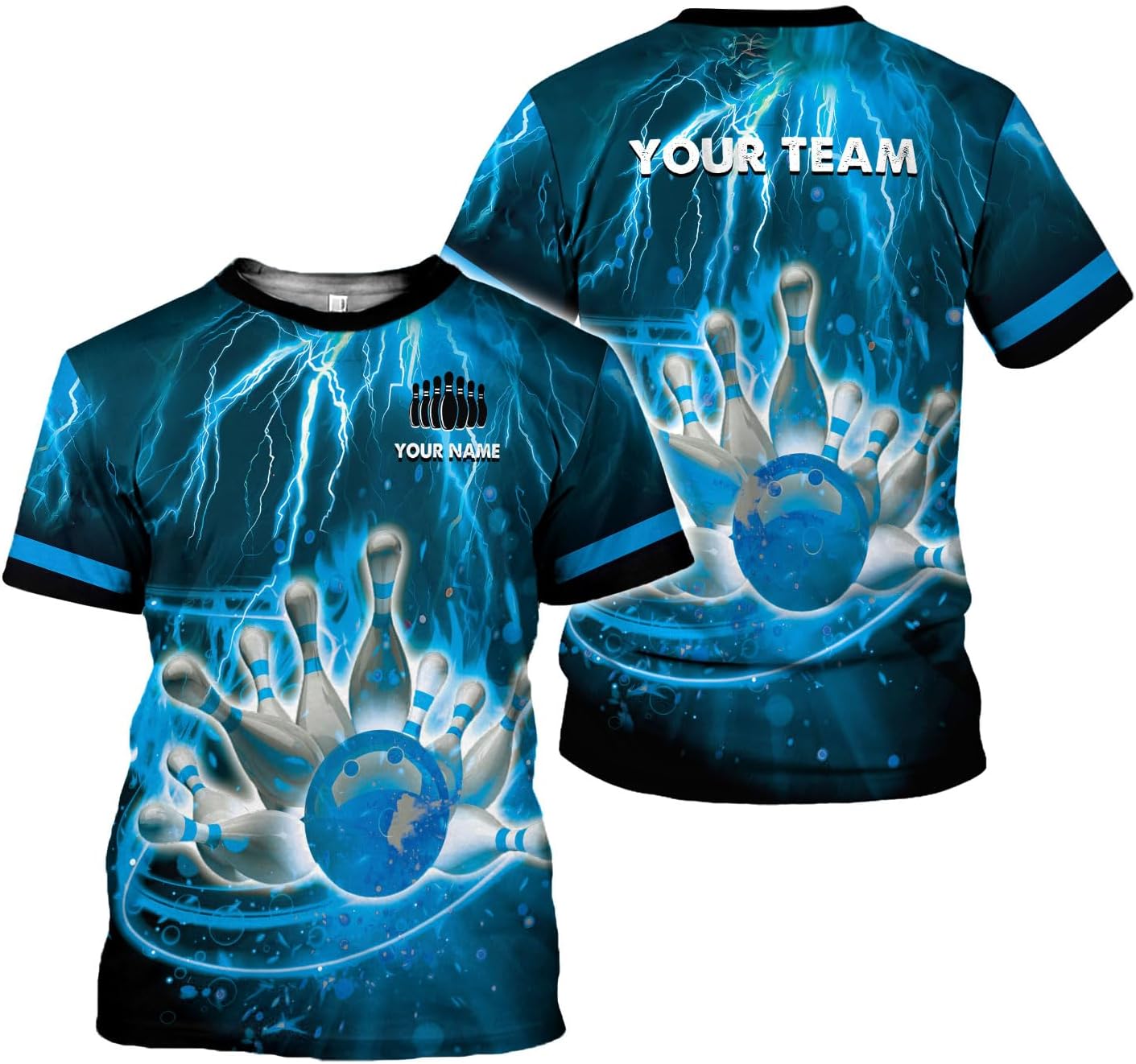 Mostprints Personalized Name Bowling Shirts for Men and Women 3D, Bowling Shirts for Team Bowling, Bowling Shirts Gift