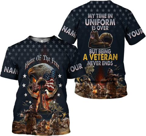 Personalized Veteran Shirts for Men, Army Shirts for Men, Army Shirts, Army Veteran Shirts for Men, Veteran Polo shirt1 S-5XL