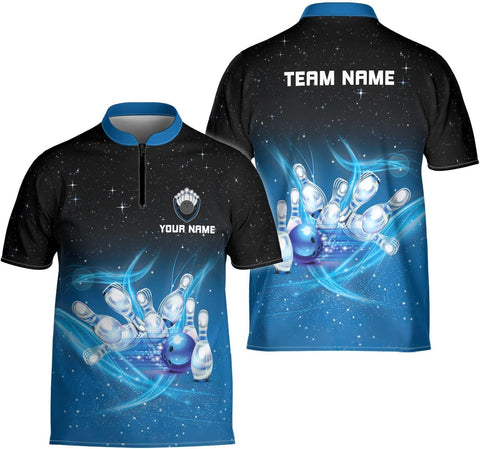 Ligthuy Personalized Bowling Jersey 3D, Bowling Shirts for Team, Bowling Shirt Unisex for Men Women, Bowling Shirts for Men