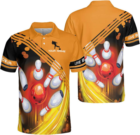 Custom Bowling Shirts, Personalized Name Bowling Shirts Unisex, Bowling Jerseys for Men & Women, Team Bowling Shirt Gift