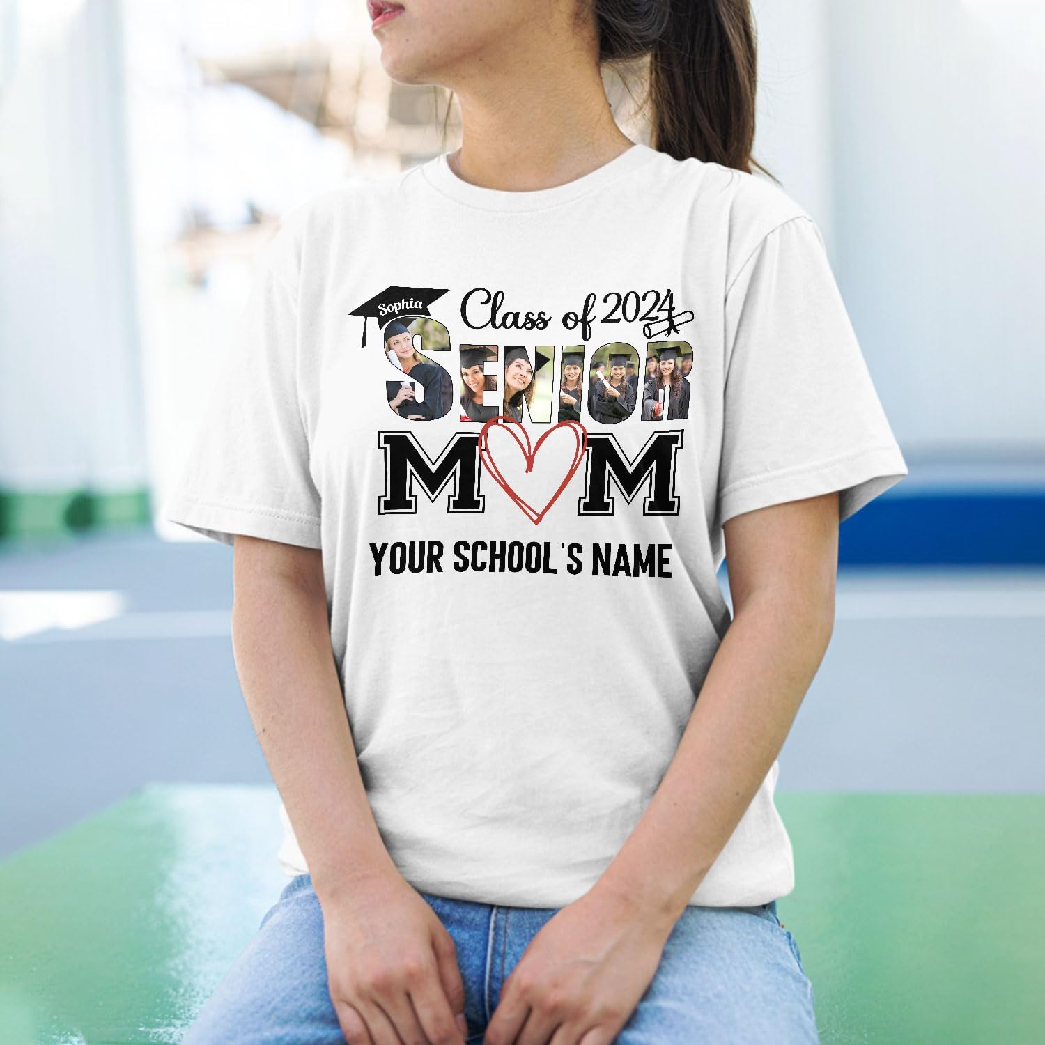 Personalized Graduation 2024 Shirt Proud Family of A Class of 2024 Graduate Class of 2024 Senior Class of 2024 Class of 2024