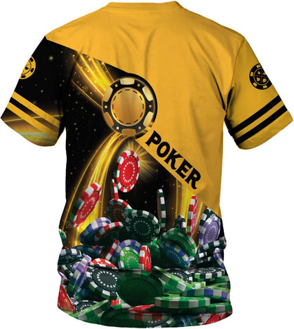 Royal Fight Personalized Poker Shirt 3D Funny Poker Shirt for Men Casino Poker Shirt Gifts Men Women Funny Poker Gift