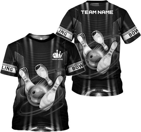 mostprints Personalized Name Bowling Shirts for Men & Women, Bowling Shirts for Team Bowling, Bowling Shirts Gift Unisex