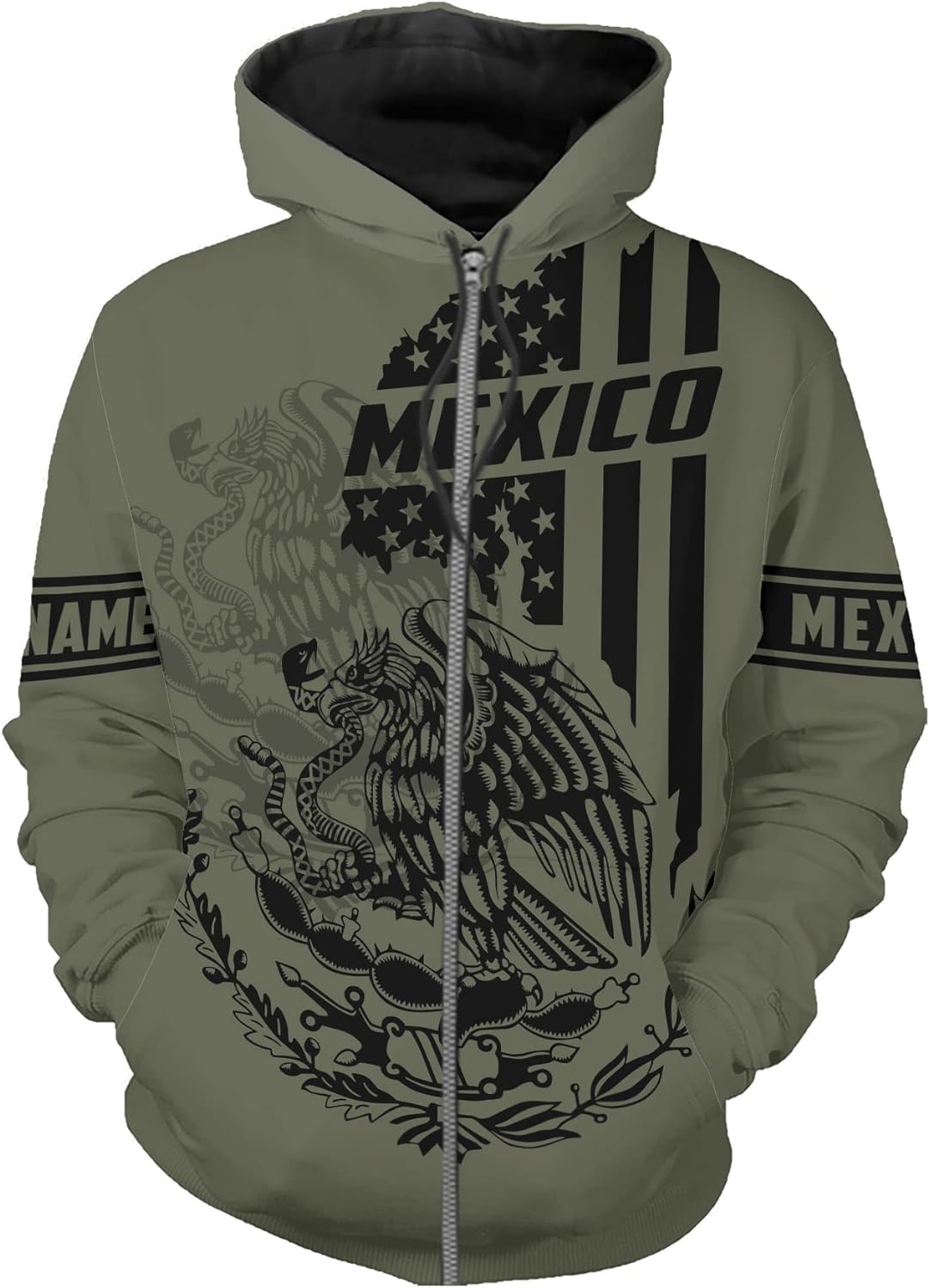 Personalized Name Mexican Shirts for Men, Customized Mexico Shirts for Men, Mexico Shirts for women Mexico Shirt Eagle Flag Mexican Eagle Unisex Shirt, Sweatshirt, Hoodie, Zip Hoodie AD679, 5X-Large