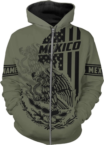 Personalized Name Mexican Shirts for Men, Customized Mexico Shirts for Men, Mexico Shirts for women Mexico Shirt Eagle Flag Mexican Eagle Unisex Shirt, Sweatshirt, Hoodie, Zip Hoodie AD679, 5X-Large
