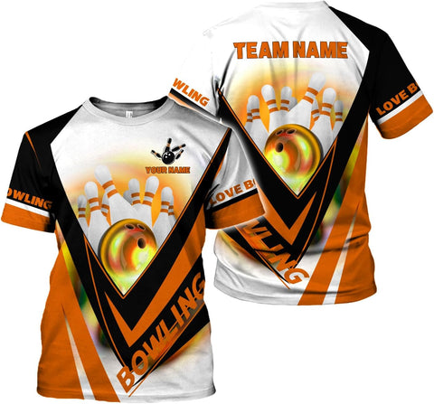 Rivelus Custom 3D Bowling Shirts Personalized for Men and Women - Unique Team Shirt & Gifts for Bowling Lovers