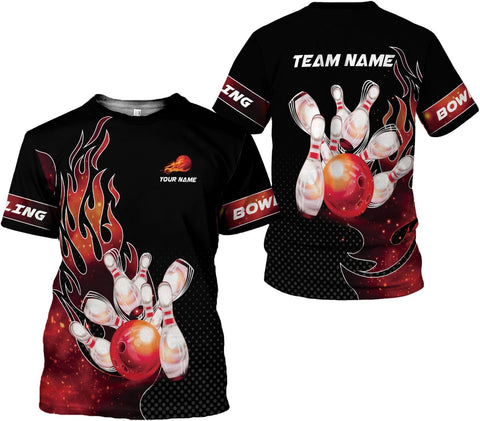 AOVL Custom Bowling Shirts for Men Bowling Shirts Bowling Shirts Unisex Bowling Jerseys for Men Custom Bowling Shirts for Men