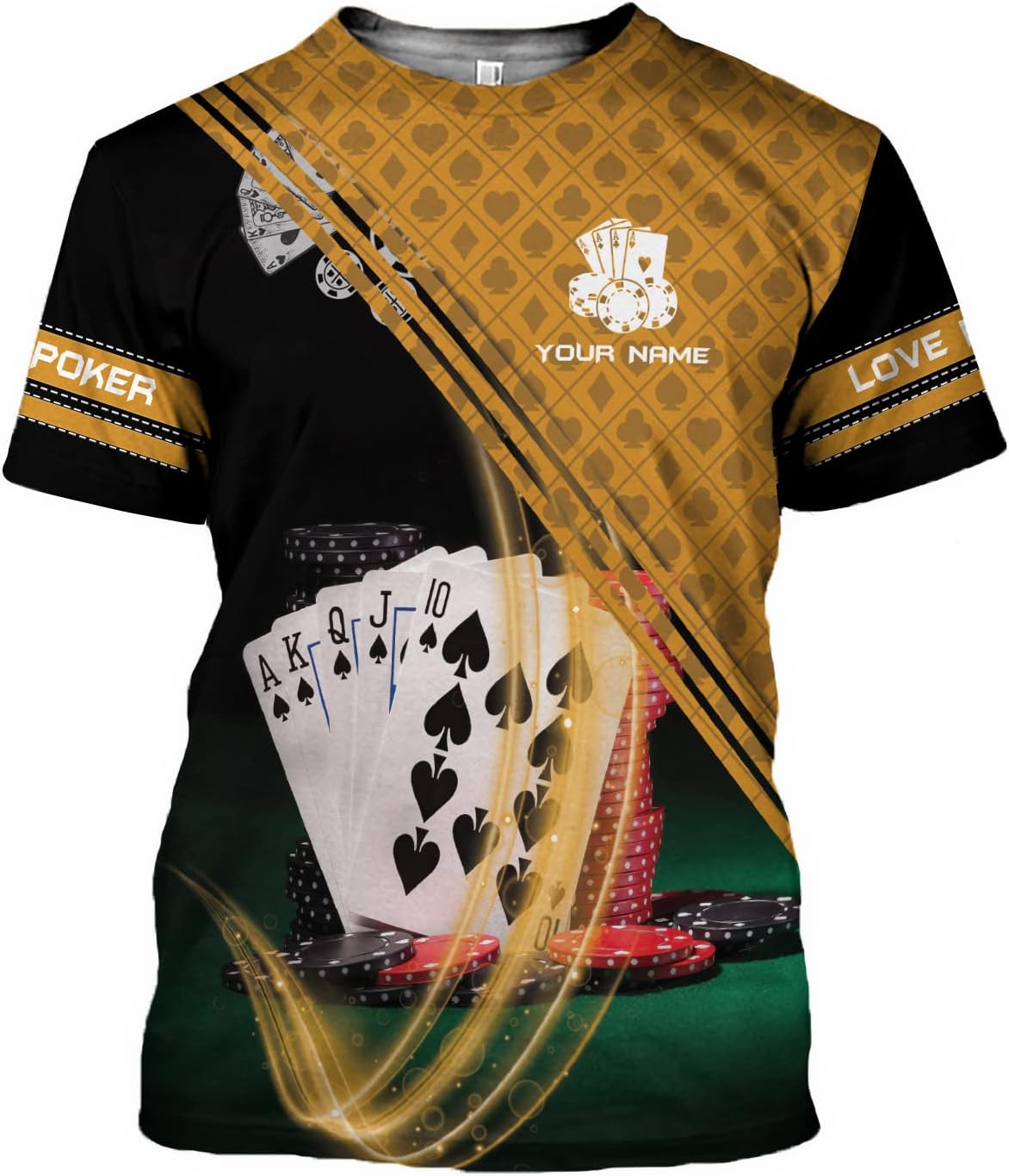 Royal Fight Personalized Poker Shirt 3D Funny Poker Shirt for Men Casino Poker Shirt Gifts Men Women Funny Poker Gift