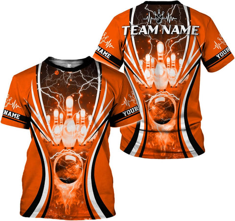 Rivelus Personalized Name Bowling Shirts for Men and Women 3D, Bowling Shirts for Team Bowling, Bowling Shirts Gift 4
