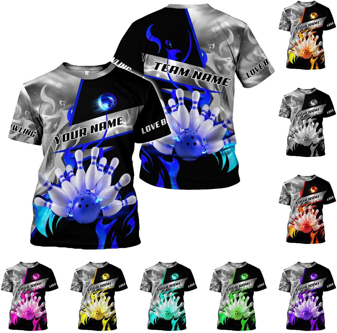 Mostprints Custom 3D Bowling Shirts Personalized for Men and Women - Unique Team Shirt & Gifts for Bowling Lovers