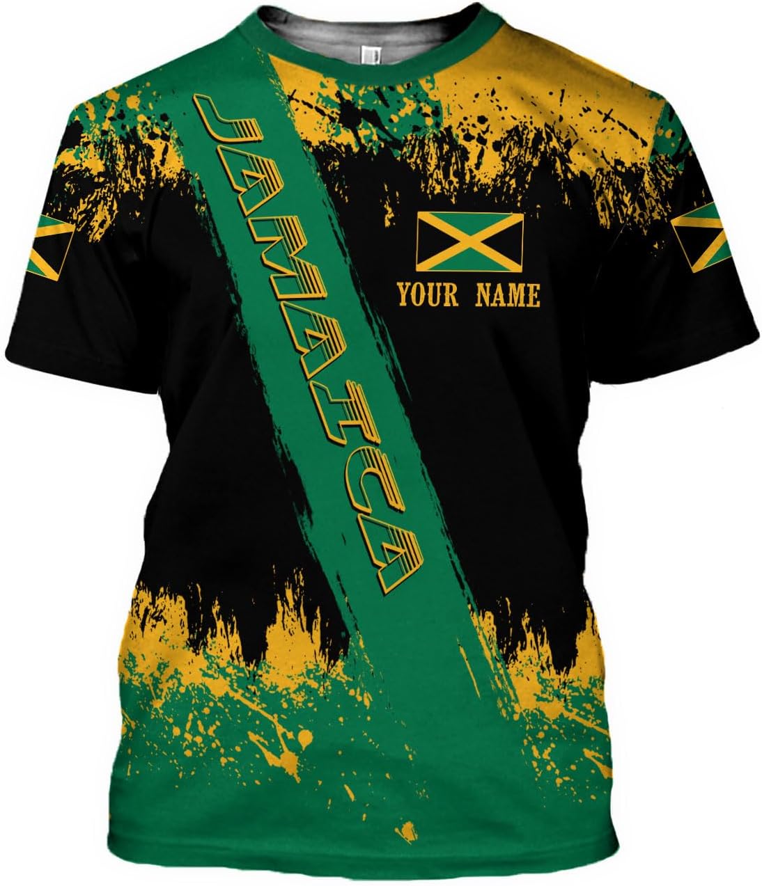 Suseaz Personalized Jamaica Shirt 3D, Jamaica Flag Lion 3D Hoodie, Jamaican Pride 3D T-Shirt, Jamaica Tshirt 3D for Men Women