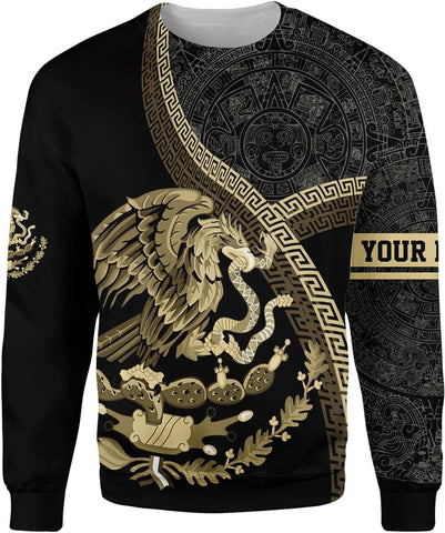Personalized Name Mexican Hoodie 3D, Customized Mexican Hoodies for Men, Unisex Mexico Hoodie, Mexico Hoodies for Men 1