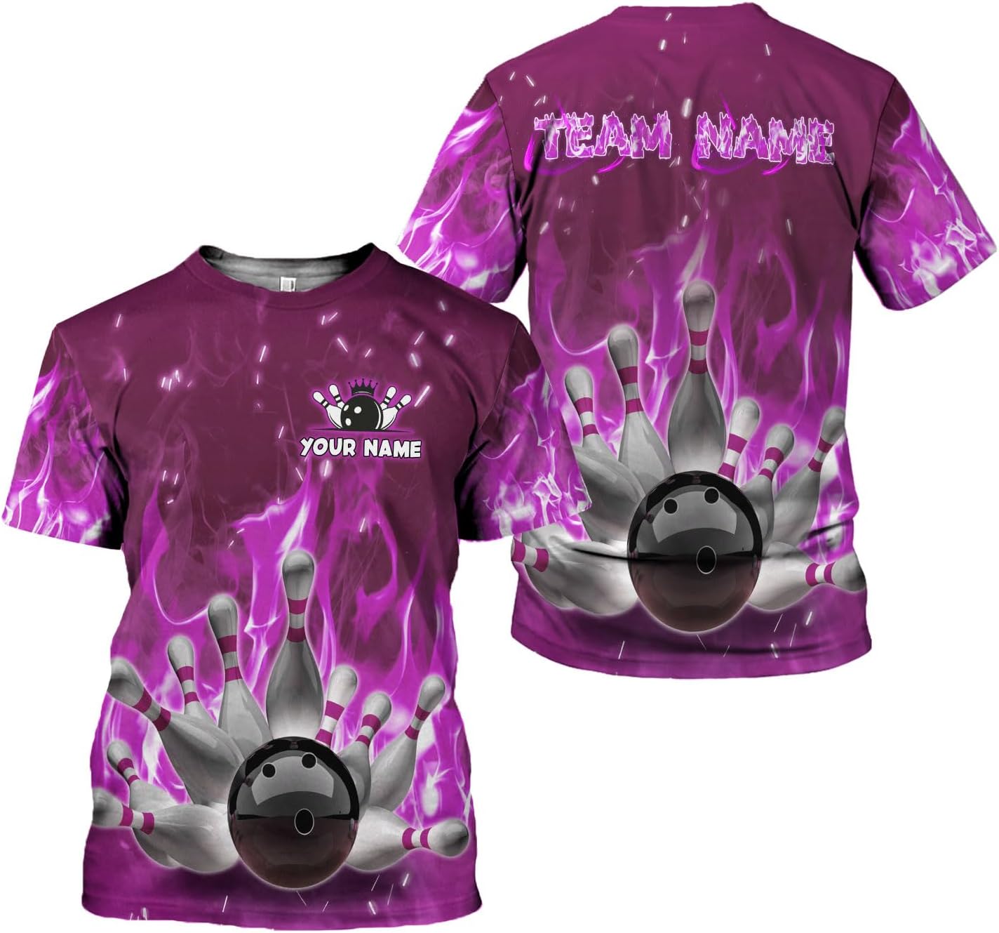 Custom Bowling Shirts, Personalized Name Bowling Shirts Unisex, Bowling Jerseys for Men & Women, Team Bowling Shirt Gift