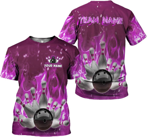 Custom Bowling Shirts, Personalized Name Bowling Shirts Unisex, Bowling Jerseys for Men & Women, Team Bowling Shirt Gift