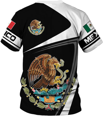 Mostefy Personalized Name Mexican Shirts for Men 3D Customized Mexico Shirts for Men, Mexico Shirts for Women Mexico Shirt (US, Alpha, Small, Regular, Regular, Multi 7)