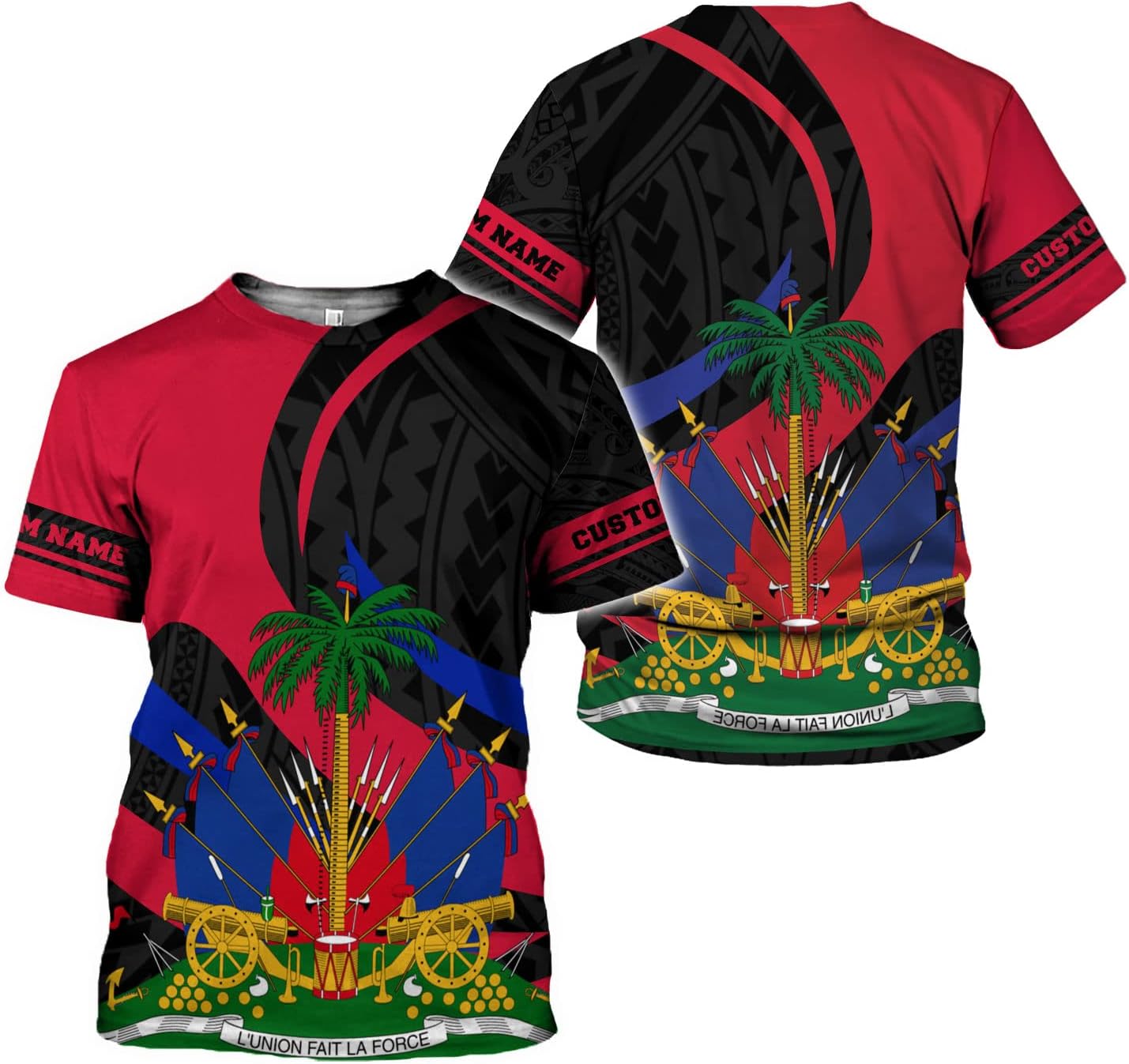 Personalized Haiti Shirt, Haitians Flag Pride Shirt, Haiti Shirts for Men & Women, Haitian Pride Tshirt, Haitian Flag Shirt