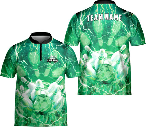 Artparel Personalized Name Bowling Jersey 3D, Custom Bowling Shirts for Team, Bowling Shirt Unisex for Men & Women