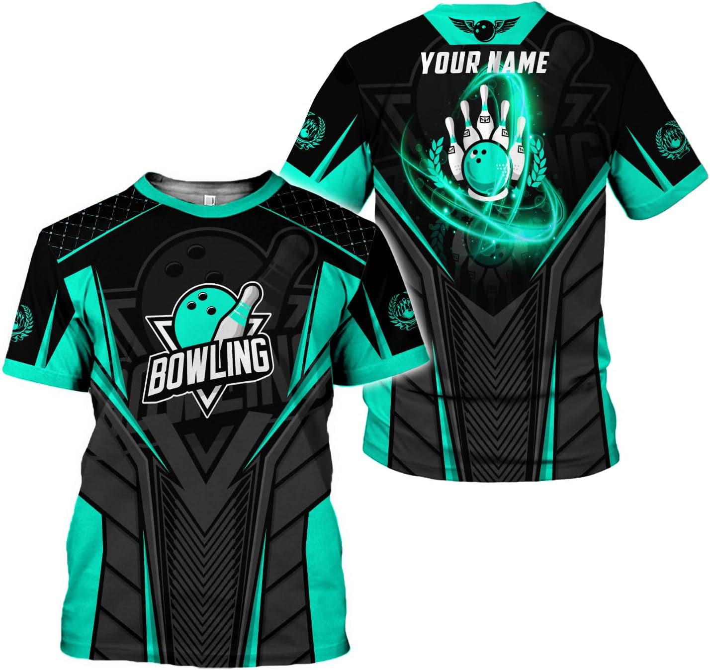 Custom Bowling Shirts, Personalized Name Bowling Shirts Unisex, Bowling Jerseys for Men & Women, Team Bowling Shirt Gift