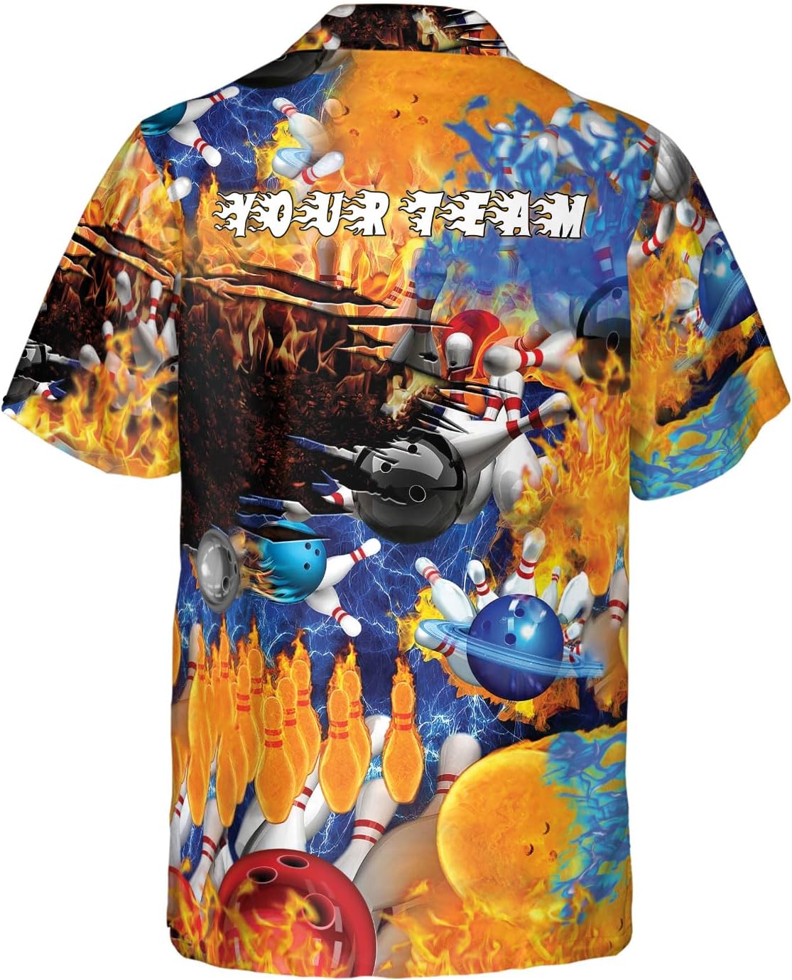 Mostprints Personalized Name Bowling Hawaii Shirts for Men and Women 3D, Bowling Shirts for Team Bowling, Bowling Shirts Gift