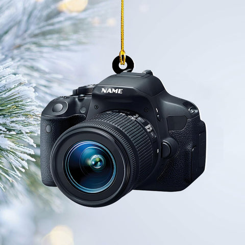 Royal Fight Personalized Camera Ornament Camera Xmas Ornament Gift 2023 Photography Christmas Ornaments ift for New Photographer Ornament Camera Gifts Camera Lover Gifts (Camera 4)