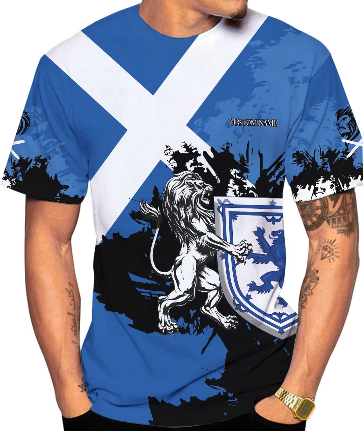 Personalized Scotland Shirt, Scottish Lion Rampart Shirts, Scotland Shirt Retro Graphic, Scots Shirt, Scotland Coat of Arms