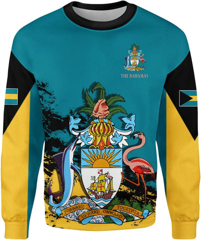 Personalized Bahamas Shirt 3D Custom Bahamas Flag Shirt for Men and Women Bahamas Pride Shirt