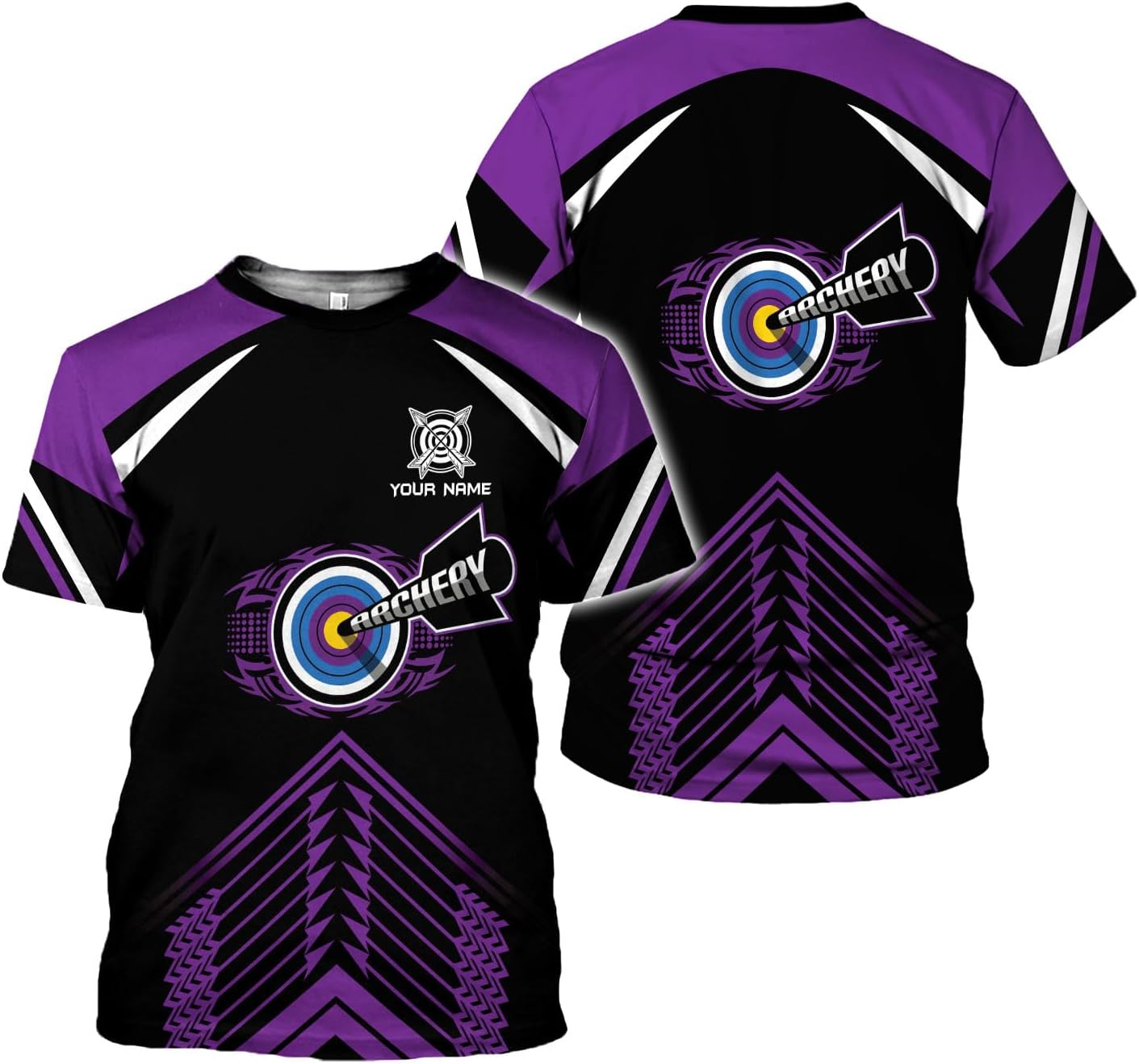 Artparel Personalized Archery Shirt 3D Archery Target Bow Archery Shirts for Men Women Archer Archery Lovers T-Shirt S-5XL