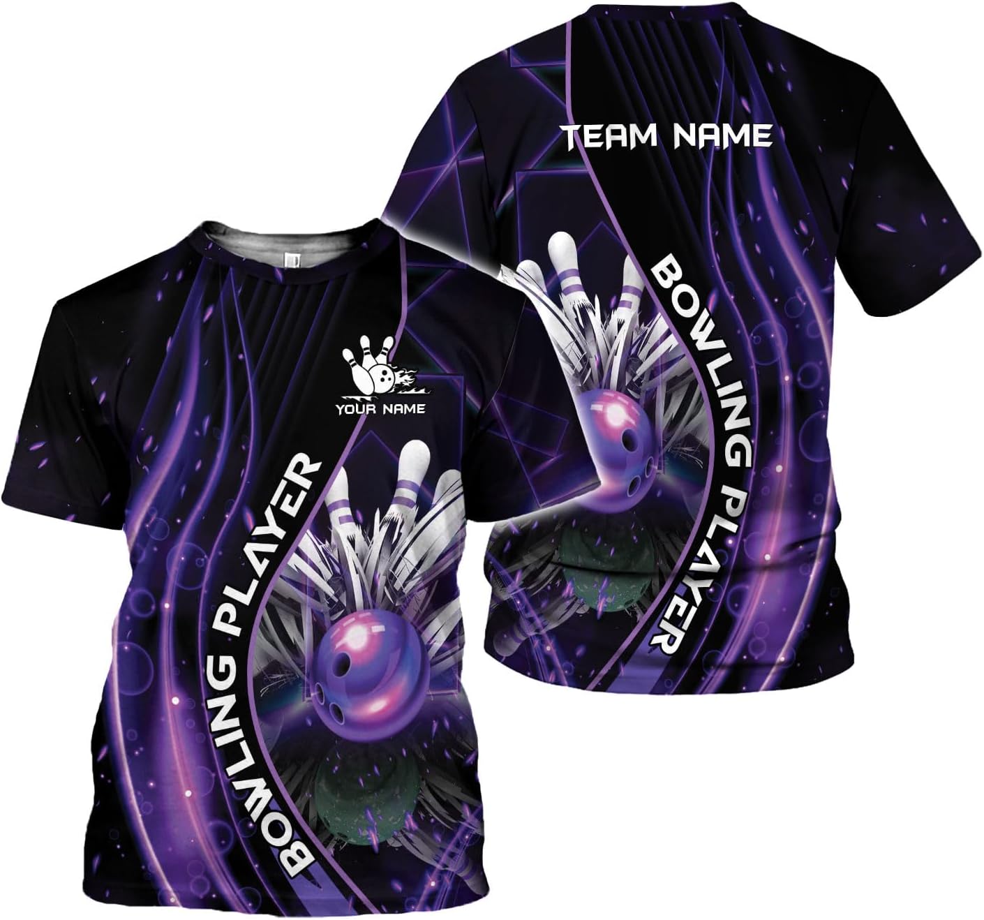 Mostprints Personalized Name Bowling Shirts for Men and Women 3D, Bowling Shirts for Team Bowling, Bowling Shirts Gift
