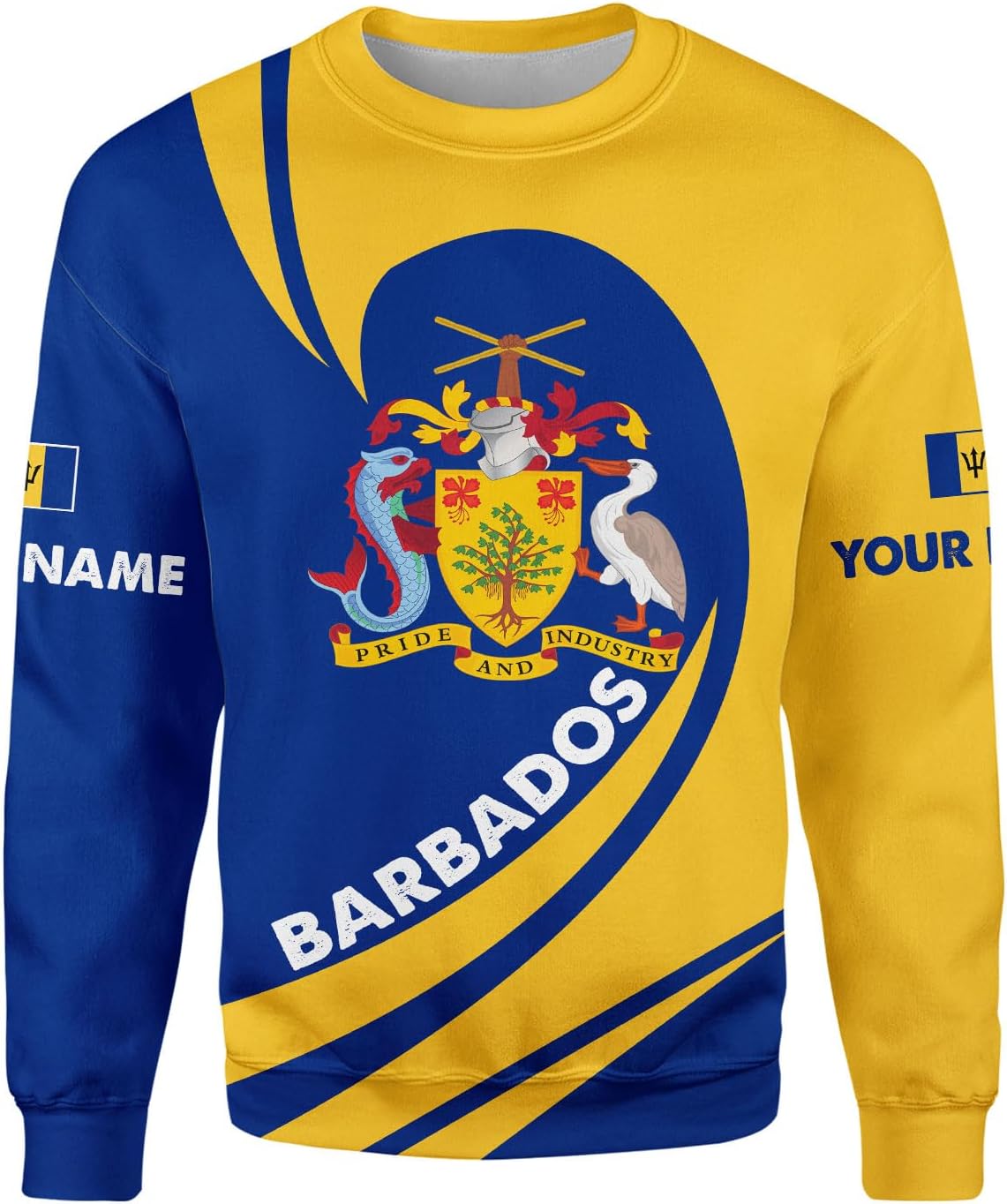 Parvii Personalized Barbados Shirts for Men & Women, Barbados Flag Shirt Barbados Tshirt, Barbados Shirt Barbados Souvenirs