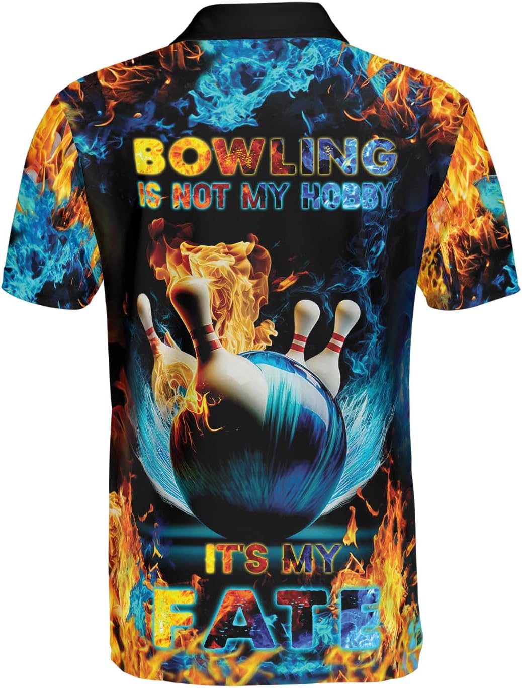 Ligthuy Personalized Name Bowling Polo Shirts 3D for Men and Women, Bowling Shirt, Bowling Shirts for Men Team Bowling Shirt