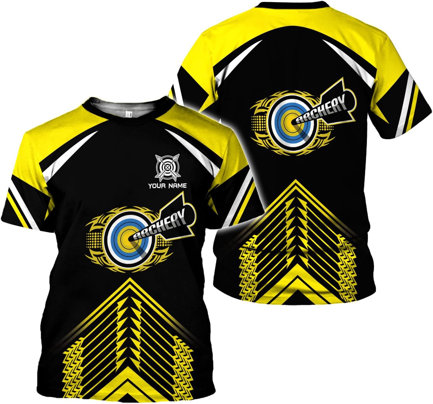 Artparel Personalized Archery Shirt 3D Archery Target Bow Archery Shirts for Men Women Archer Archery Lovers T-Shirt S-5XL