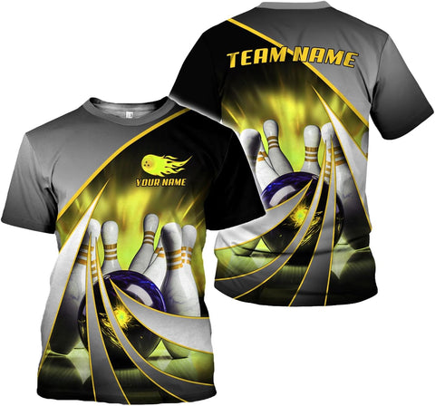 Rivelus Custom 3D Bowling Shirts Personalized for Men and Women - Unique Team Shirt & Gifts for Bowling Lovers