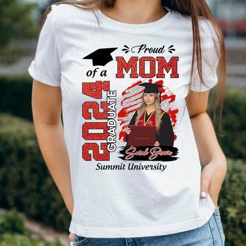 Personalized Graduation 2024 Shirt Proud Family of A Class of 2024 Graduate Class of 2024 Senior Class of 2024 Class of 2024