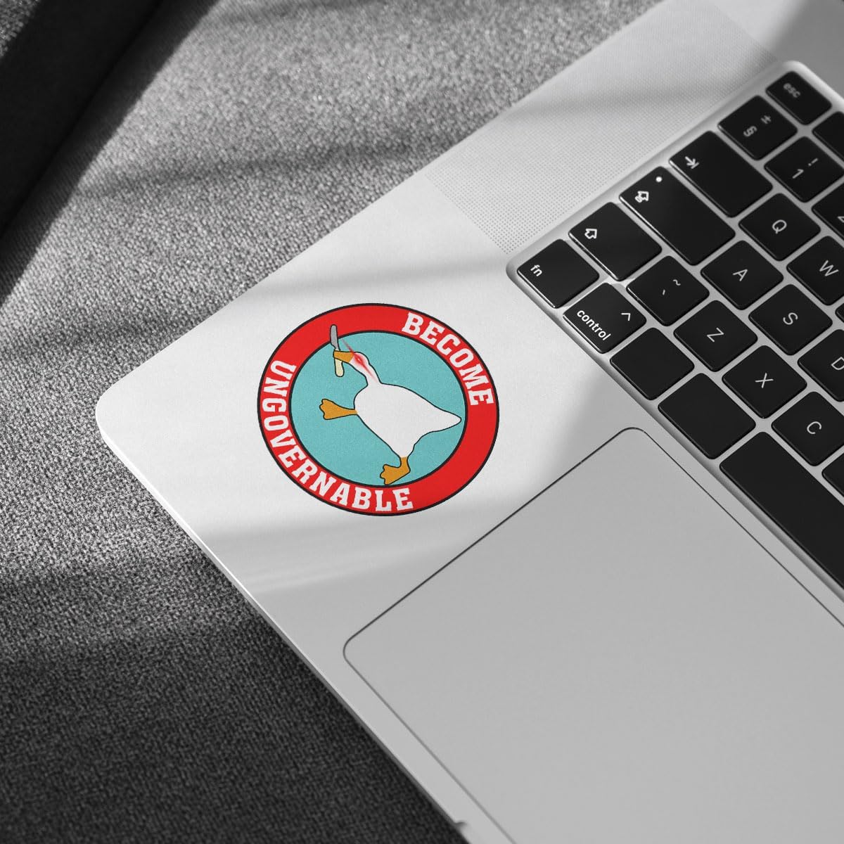 3 Pcs Become Ungovernable Sticker, Funny Goose with Knife Anarchist, Become Ungovernable Goose Sticker, Goose Meme, Become Ungovernable Stickers for Laptop Bottle Phone Car Helmet 3"x3"