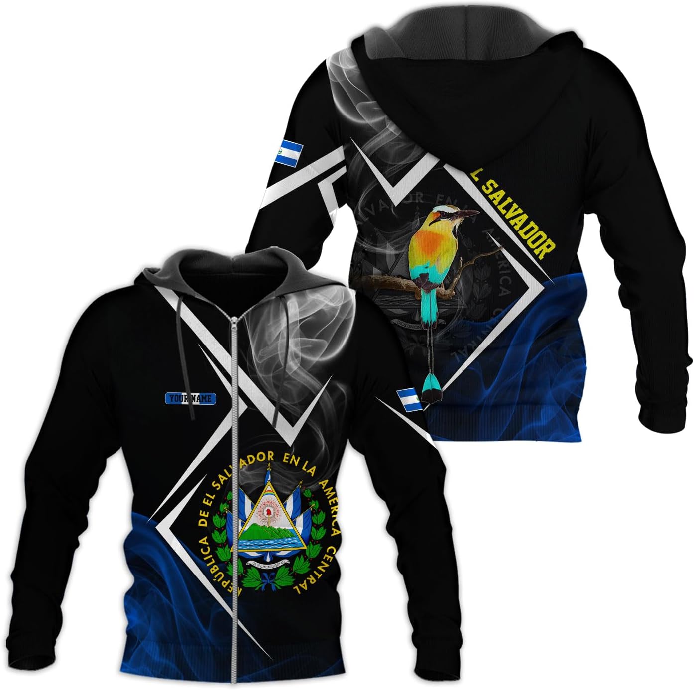 Custom Name El Salvador Shirt Personalized 3D Camisas De El Salvador Flag Shirts for Men Women Salvadoran Jersey Pride Gift