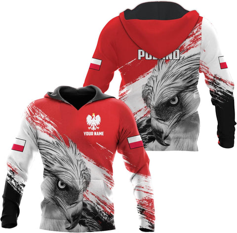 Parvii Personalized Poland Shirt Women & Men, Polska Tshirt Women Poland Shirt 3D, Poland Pride Shirts, Polish Eagle Polska