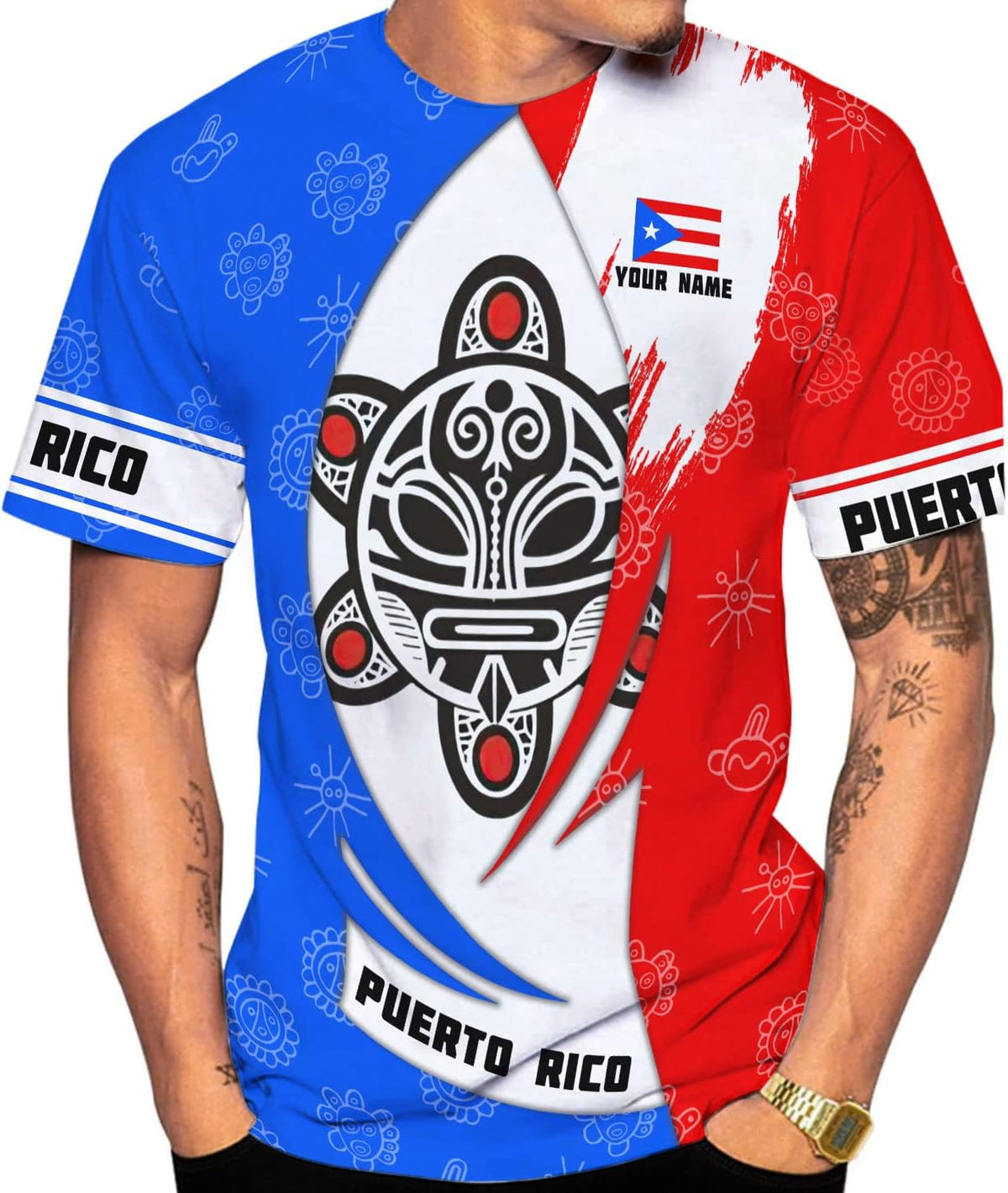 Mostefy Personalized Name Puerto Rico Shirt, Customized Puerto Rico Shirt for Men and Women, Sweatshirt, Hoodie, Zip Hoodie