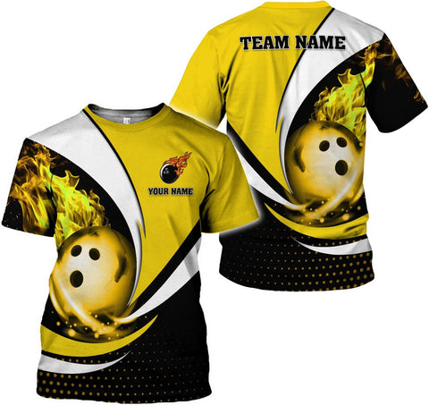 Rivelus Custom 3D Bowling Shirts Personalized for Men and Women - Unique Team Shirt & Gifts for Bowling Lovers